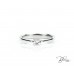 Годежен Пръстен 18К Бяло Злато с  Принцес  Диамант Bloom Jewellery